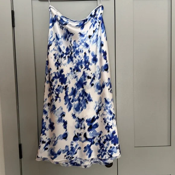 La Ligne Silk Bias Cut Slip Skirt - Picture 2 of 5